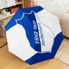 Parapluie Pliant Automatique Hoffenheim Flamme et Bouclier - Parapluie de Voyage à 8 Baleines avec Ouverture/Fermeture Automatique et Cadeaux Portables pour les fêtes ou les anniversaires
