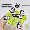 1/2/5Pcs Cute Panda Bamboo Eyelash Brush Tubes With  Lash Mascara Wands Eyebrow Comb Spoolies Applicators Makeup Tools