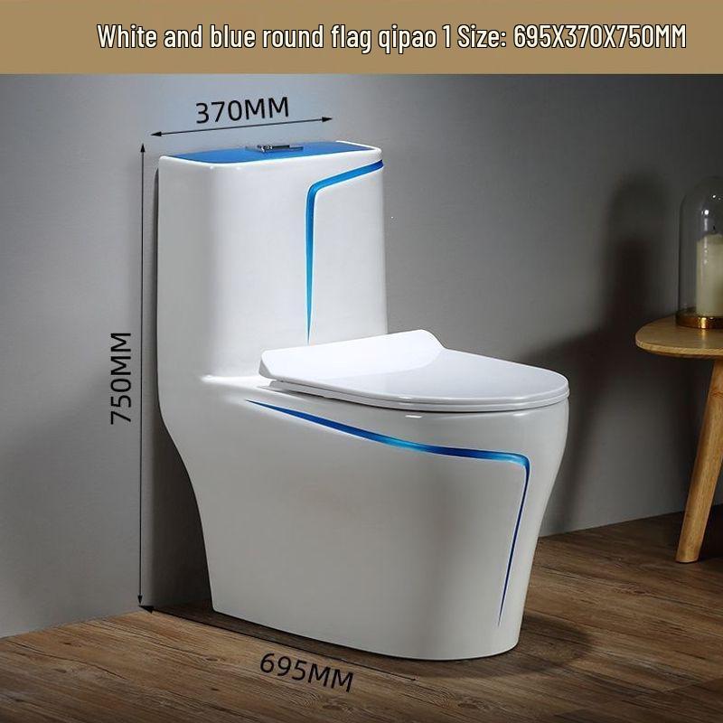 Colorful Anti-odor Water-Saving Ceramic Toilet for Small Bathrooms