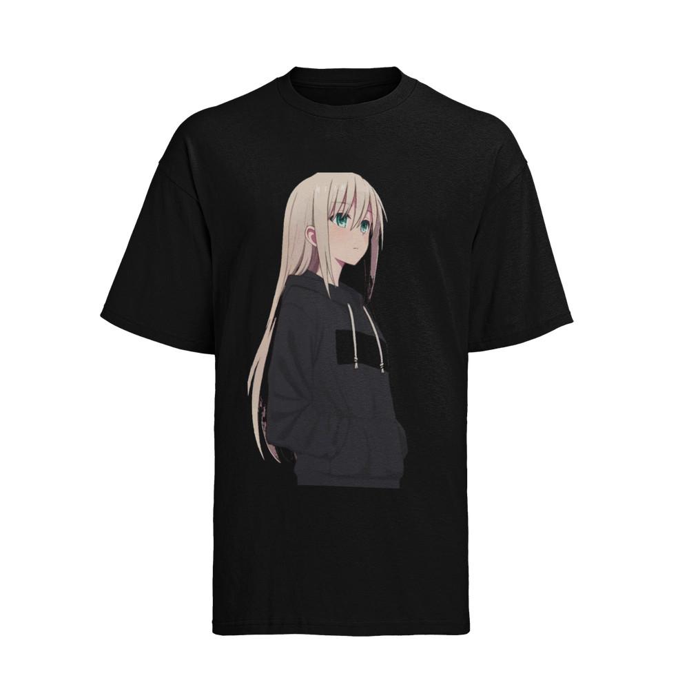 

Bio T-Shirt Herren Baumwolle Teen Girl Süss Hot Kawaii Anime XL