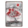 YZFQ Japanese Art Plaque Metal Vintage Tin Sign For Travel Souvenir  Wall Bar Art Restaurant Home Decor 30X20CM DU-6524A