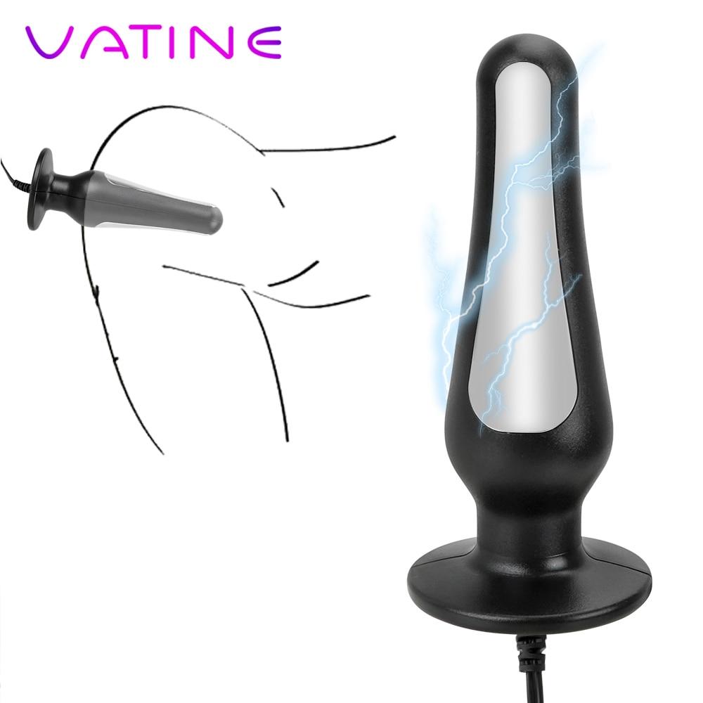 Elektrický šok Anální zástrčka Hračky s lékařskou tématikou Masáž zadku pro dospělé Sexuální hračky