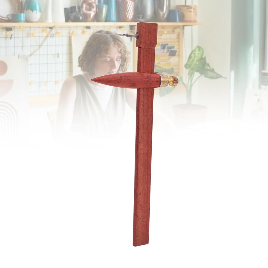 Tonschneider Lineal Holz Edelstahl Töpferei Keramik Zirkel Kreisschneider Messschieber