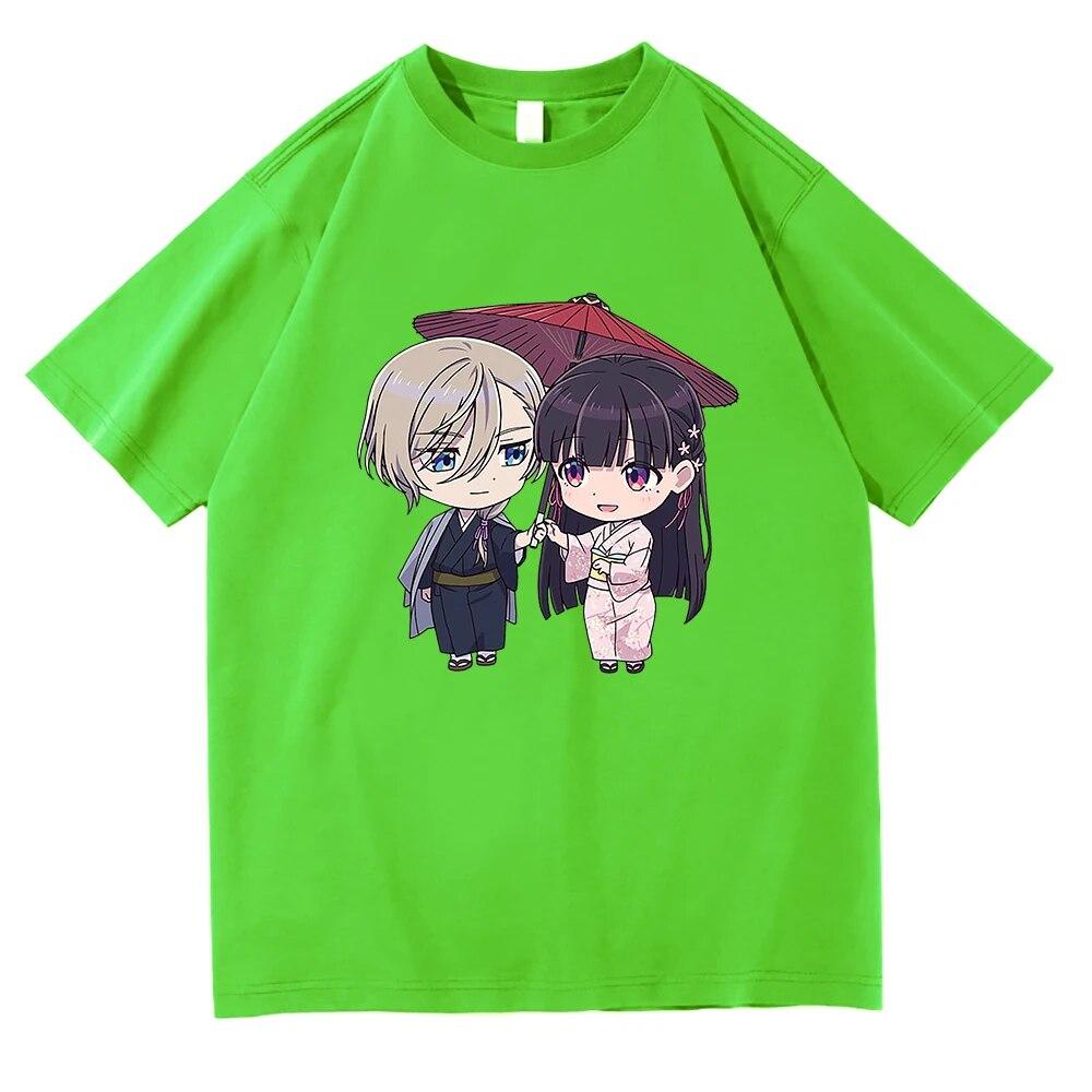 

Футболка «My Happy Marriage» унисекс Harajuku Kawaii Watashi No Shiawase Na Kekkon Miyo Kiyoka футболка унисекс аниме Unisexga хлопковые футболки унисекс 3XL