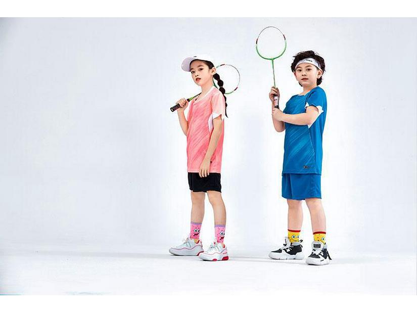 Unisex potištěný fotbalový tréninkový úbor - Sportovní oblečení s krátkým rukávem pro dospělé a děti, prodyšné.