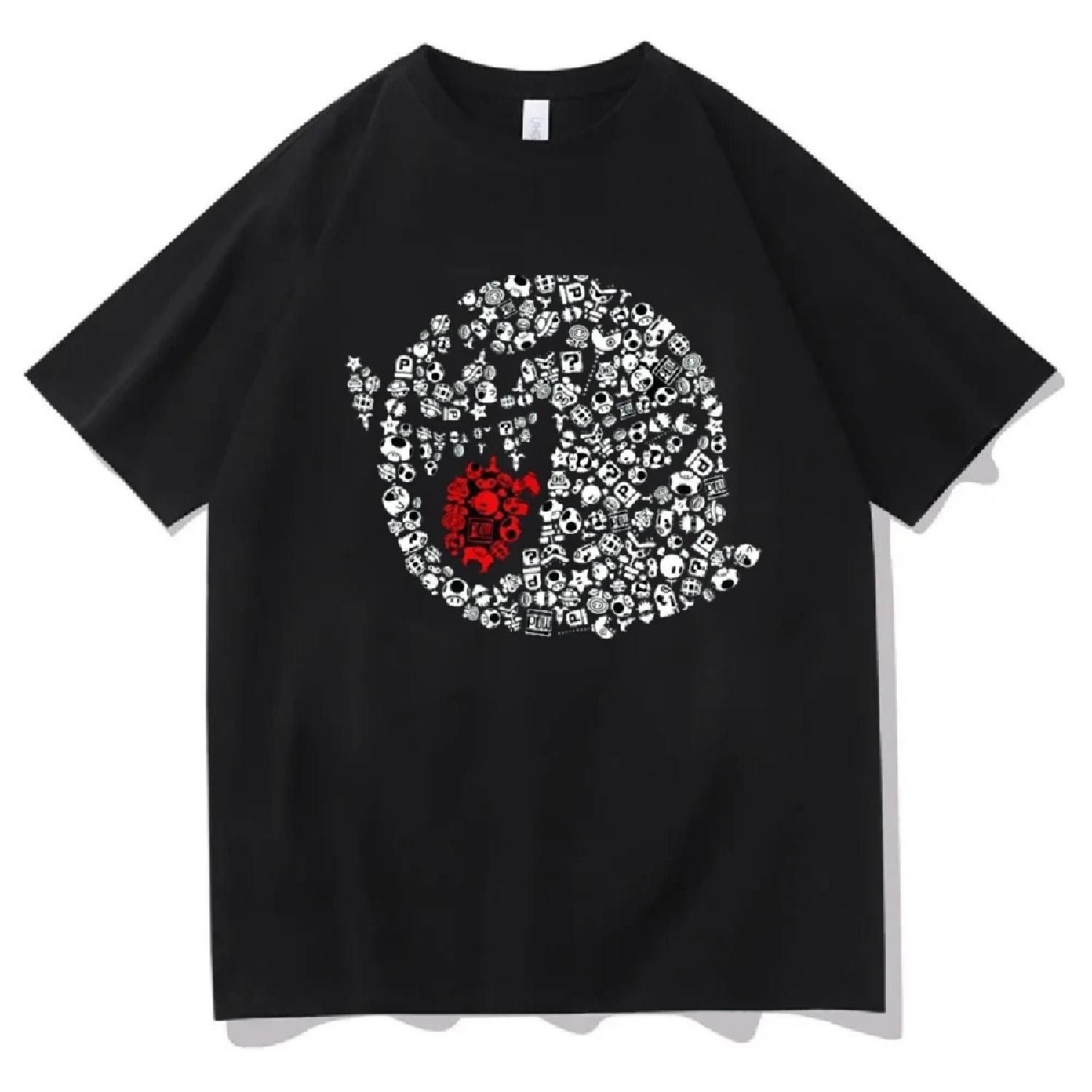 

Funny Boo Portrait Graphic 100% Cotton T-Shirt Summer O-Neck Short Sleeve Men Women Casual T Shirts Tops Black White Couple Tees XXXXXL чорний