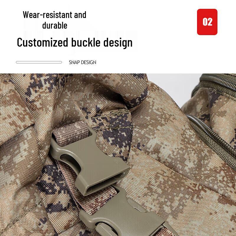 High-Capacity Tactical Military Rucksack and Gear Bag