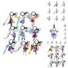 Genshin Impact Porte-clés Figurine Pendentif Ornement Cadeau d'Anniversaire Acrylique