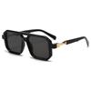 Trendy Retro Double Bridge Square Sunglasses for Men & Women - European & American Street Style