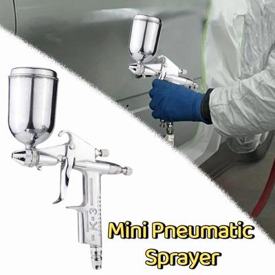 Mini Pneumatic Sprayer 125ml 0.5mm Nozzle Car Painting Repair Airbrush Ergonomic Fine Mist Professional Sprayer