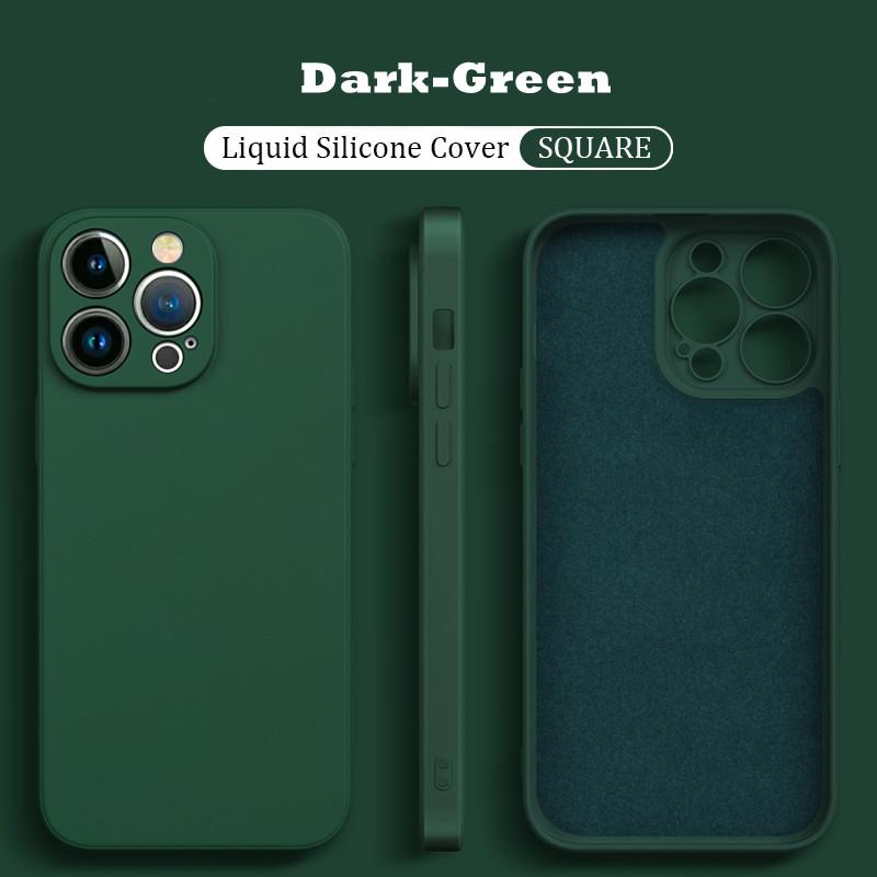 Original Flüssigsilikon Stoßfest Hülle für Xiaomi Mi 14 13 13T 12 12T 11T 10T 10 11 Lite Pro Square Fluff Bumper Soft Cover