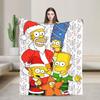 Blanket The S-Simpsons Decorative Flannel Throw Blanket For Living Room Warm Soft Customized Quality Bedspread Birthday Gift
