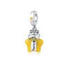 925 Silver Charms Colorful Sun Moon Stars Dangle Charm Fit Pendant Bracelets Necklace Women DIY Fine Jewelry