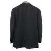 Lanvin Hergestellt in Japan Wolle Gestreiftes Muster taillierte Jacke R46-44 Grau Herren Gebraucht