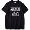 Eu Size According To Chemistry Alcohol Is A Solution Funny Chemical Reaction Experimental Bottle 100 Cotton