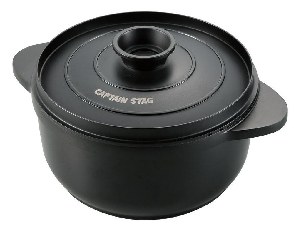 Captain Stag Cast Aluminum Cocotte Barbecue Pot