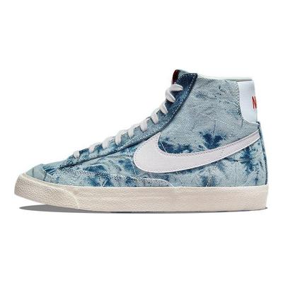 Dámske tenisky Blazer Mid 77 Washed Denim Modrá Viacfarebná Plachetnicová DV2182-900