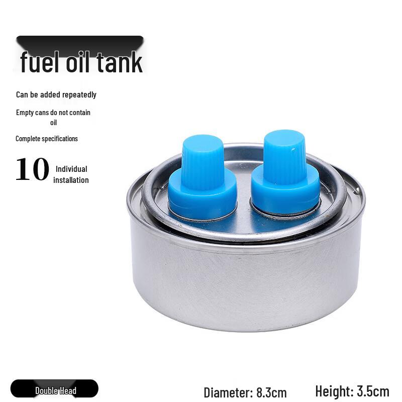 Maidekai Eco-Friendly Double-Head Hot Pot Biofuel Canisters, 1.5-Hour Burn 10-pack