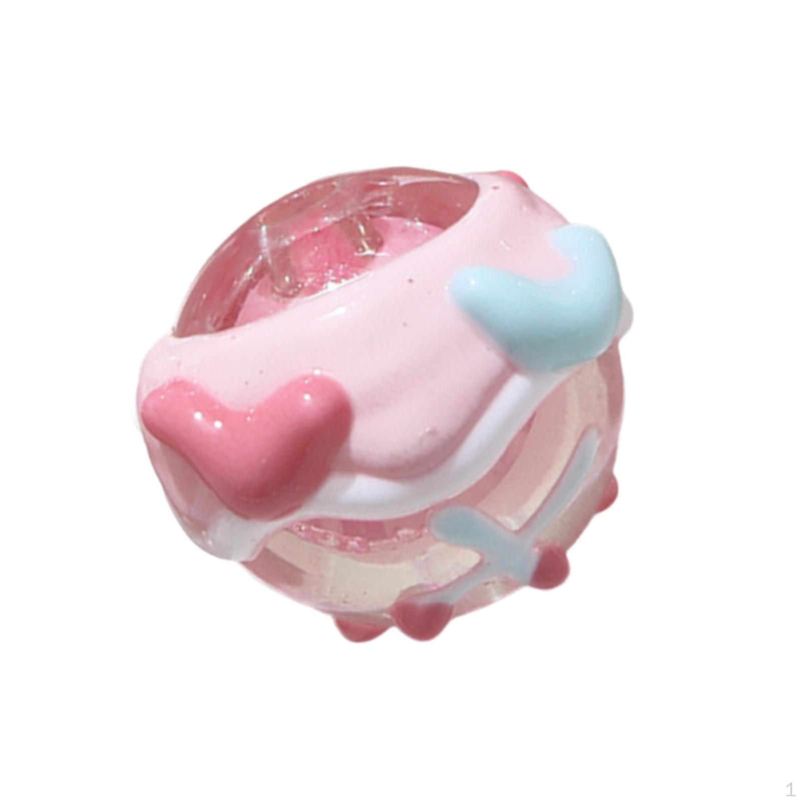 

Бусины из смолы, красочные, ручная работа, сделай сам, украшение, расписная бусина для брелоков D 17x17mm