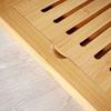 Bamboo Wooden Openwork Bread Cutting Board for Crumbs
