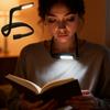 Perfect Flexible LED Bedside Reading Light-Water-Resistant USB Rechargeable Hanging Lamp for Night Reading