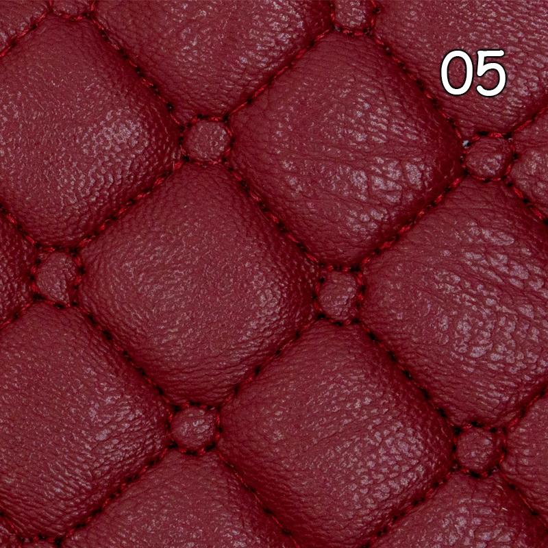 100*147cm Artificial PU Leather Fabric Quilted Embroidered Lattice PVC Leather For Diy Car Seat Cushion Luggage Upholstery Decor