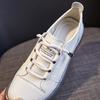 Women's Genuine Leather White Slip-On Shoes - 2025 Casual Soft Sole Flats