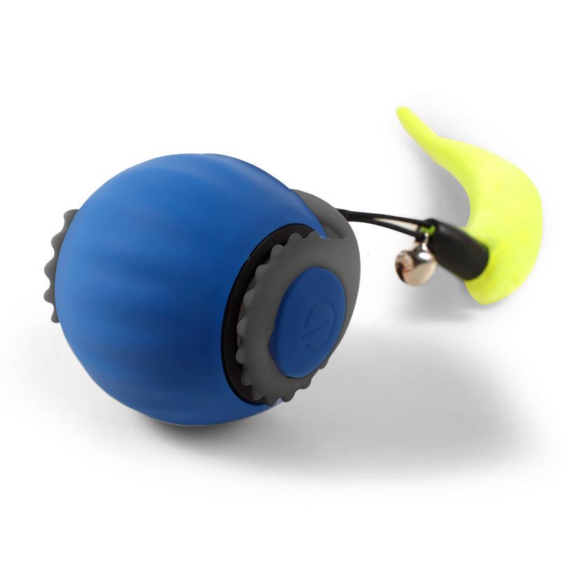 Smart Electric Gravity Ball: Automatic Self-Play Toy for Cats and Dogs, Teasing Silicone Kitten Ball