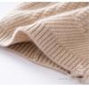 Women's 100% Pure Cashmere Ribbed Knit Hat - Stylish Solid Color, Warm Head Covering with Ear Protection