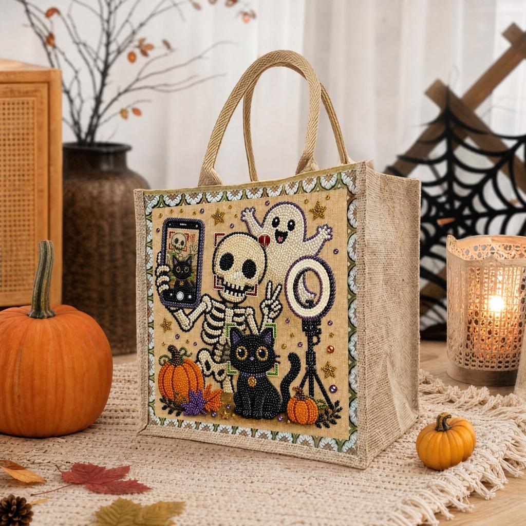 5D Bag, DIY Handbag for Halloween Candy, Gift, Halloween Decoration