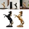 Modern Horse Statue Figurines Model Artwork Collectable Simulation Animal Fengshui for Home Desk Collectible Wine Cabinet Decor