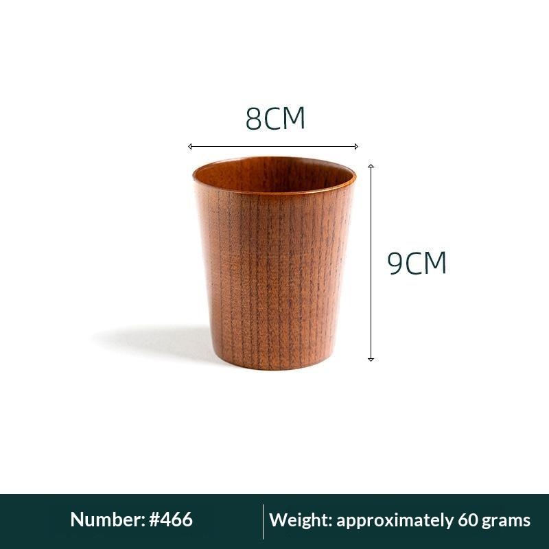 Wooden Cups Handmade Wood Handle Cups Handle Beer Coffee Milk Tea Mug Handmade Natural Kitchen Bar Drinkware Cup