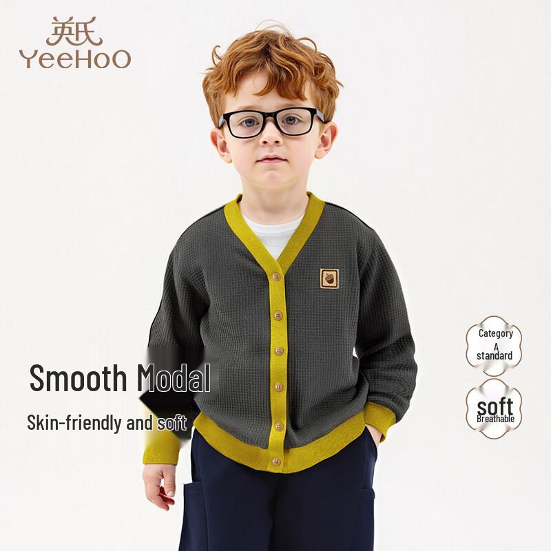 YEEHOO Toddler Boys  V-Neck Cardigan Jacket 73CM