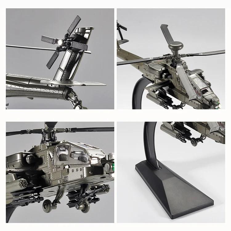 1/32 Scale Apache Helicopter Diecast Alloy Model Collectable Toy Gifts / Collection / Children