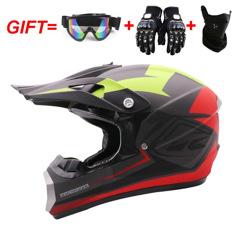 Motorcycle Off-road Helmets Full-covered Men Safety Cap Adult Cool Motorcycle Racing Cross Helmet