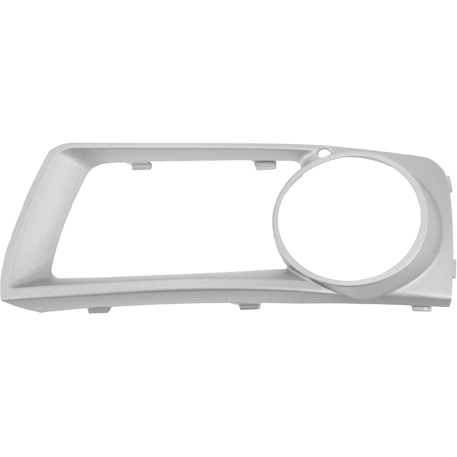 Fog Light Grill Front Lower Bumper Fog Light Cover Inserts No.51117312595 for BMW X6 2012-2014 Silver Tone ABS 1 Pc Front Left Car