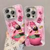 The Rose Red God of Wealth Is Suitable for Apple 16, 15pro, Lens Film, Anti-drop 14, High-end Feel 13, Full Package