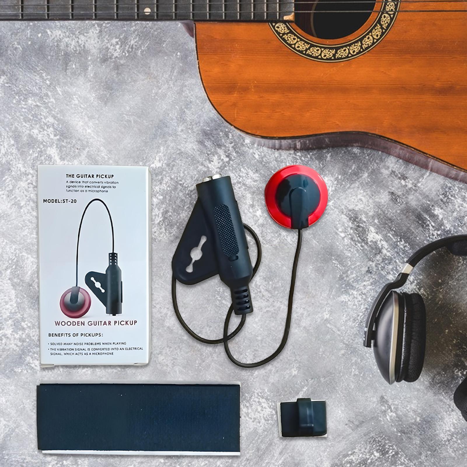 

Acoustic Guitar Pickup Acoustic Guitar Microphone Bass Ukulele Violin Banjo Tuner For Performance Recording Players Professional China Mainland