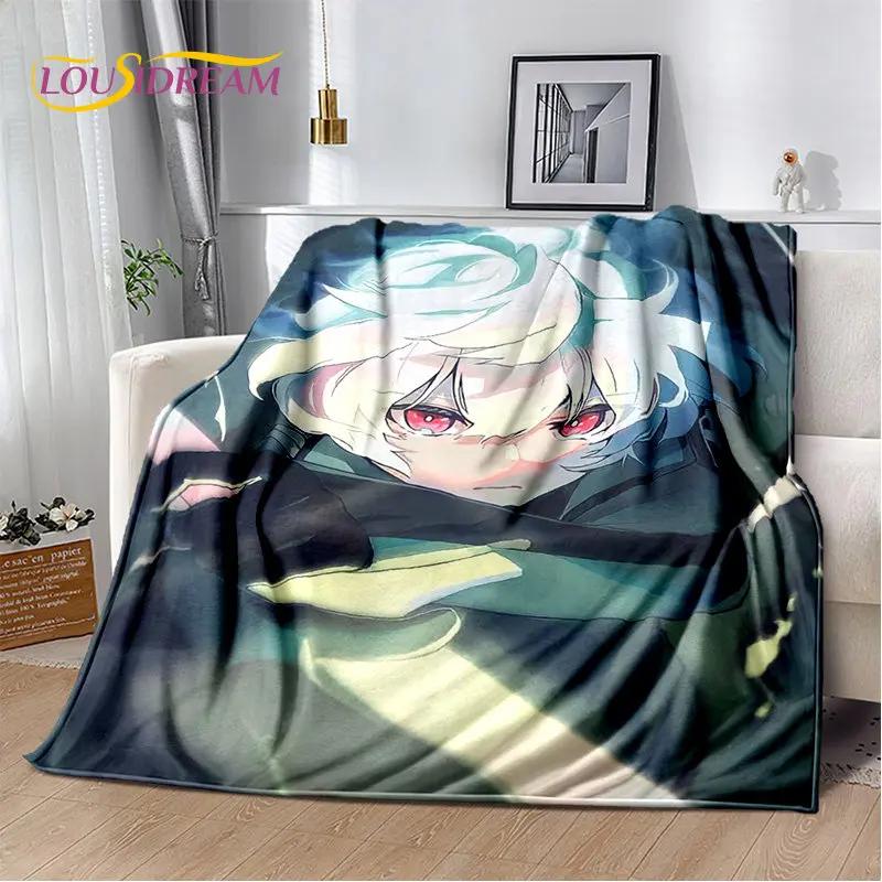 World Trigger Anime Kreskówka Miękki Pluszowy Koc, Koc Flanelowy Koc Narzuta na Salon Sypialnię Łóżko Sofa Piknik Cove Dzieci