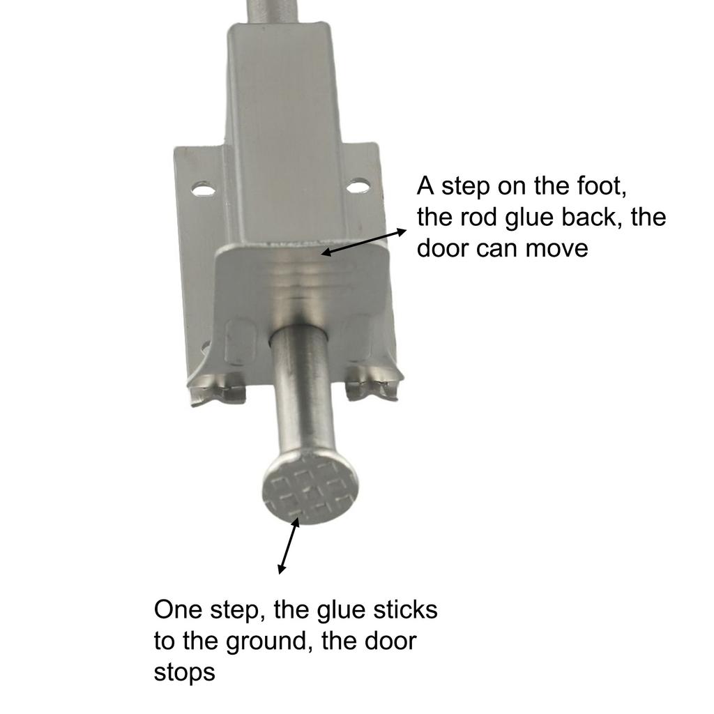 Home Foot Pedal Door Stopper Durability Foot-operated Design Garage Door Positioning Practicality For Iron Doors