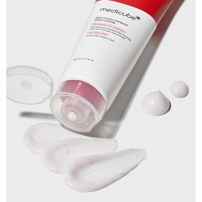 [1+1] Red Clear Capsule Body Lotion