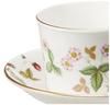 [Authentic Imported Product] Wedgwood Bone China Wild Strawberry Pair Coffee Cup & Saucer (Delphi) Wedding Gift 1053377