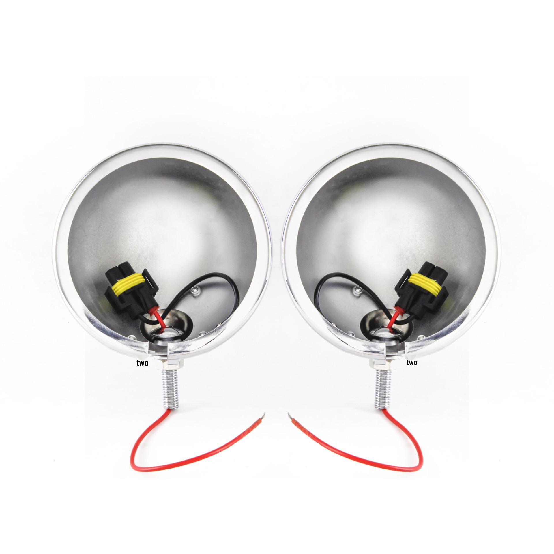 

Harley 4.5 Fog Light Protective Waterproof Rustproof Lamp Cover серебряный