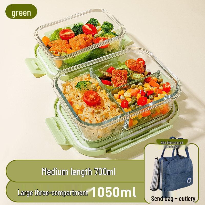 Ru Han Microwavable Glass Lunchbox Set