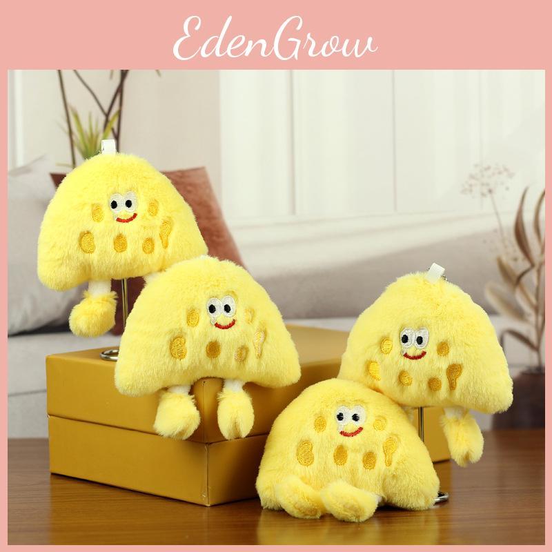 Fun And Creative Cheese Sandwich Plush Keychain Cute Accessory For Couples