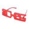 Square Shape 2026New Year Glow Glasses Number New Year Party Glasses  Decorations
