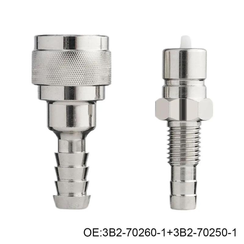Outboard Engine Fuel Hose Connectors 3B2-70250-1 3B2-70260-1 Male Female Marine Engine Fuel Line Connector for Vehicle