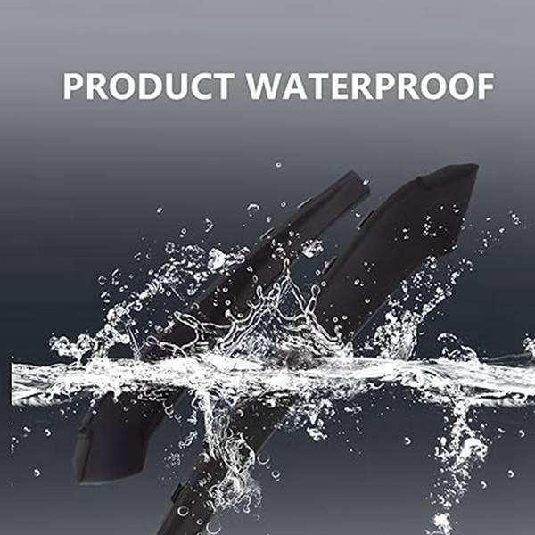 1 Pair Black Plastic Windshield Wiper Cover Extension Trim for Ri