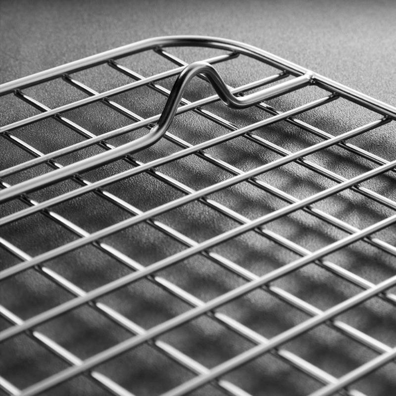 316 Stainless Steel Baking Tray Baking Plates BBQ Tray with Removable Cooling Rack Baking Pan Sheet Oven Dishwasher Safe