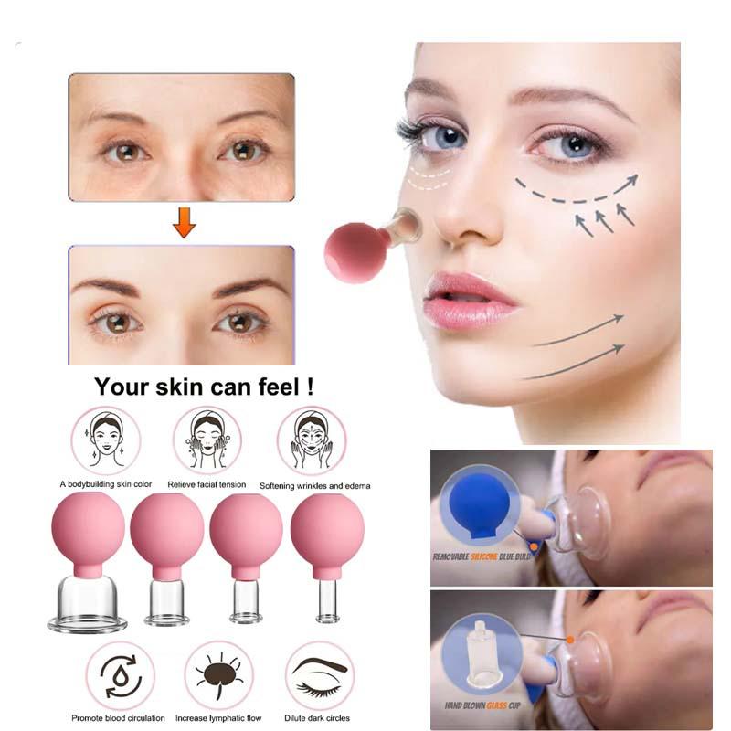 Facial Gua Sha Cupping Massage Device - Convenient PVC Sphere Vacuum Beauty Cup